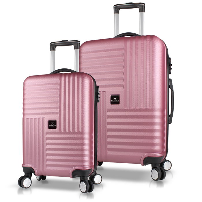 Zoozie Bags Set de Maletas 8210 Oro Rosa (2 piezas) Zoozie Bags Set de Maletas 8210 Oro Rosa (2 piezas)
